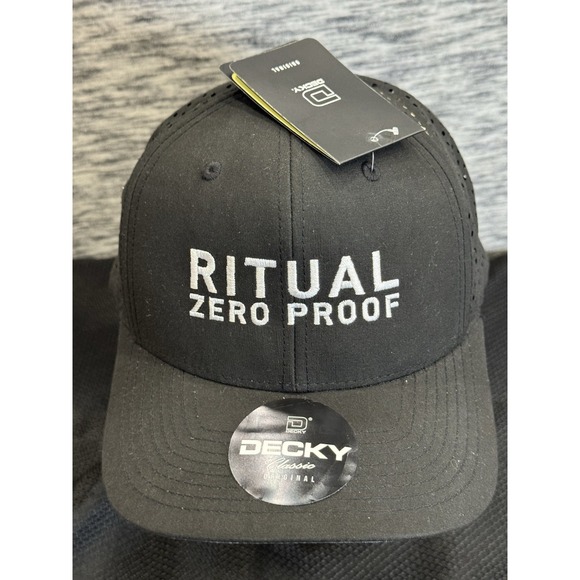 Other - Ritual Zero Proof Social Club Hat‎ Black Snapback New With Tags Decky Classic